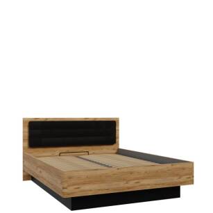 TULUZA BLACK Stelaż łóżka 160x200 z podnoszonym wkładem
